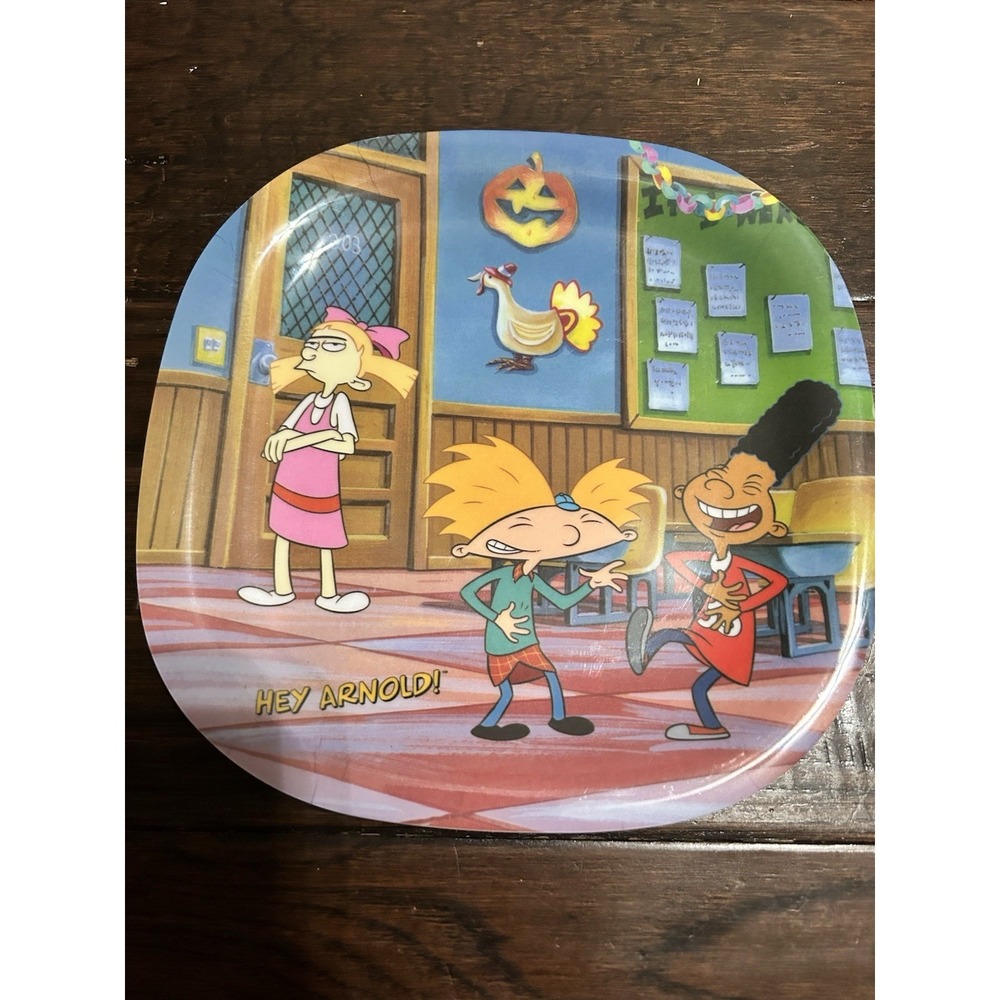 The Nick Box Melamine Plate Hey Arnold 2017 Retro 90s Tv Nickelodeon